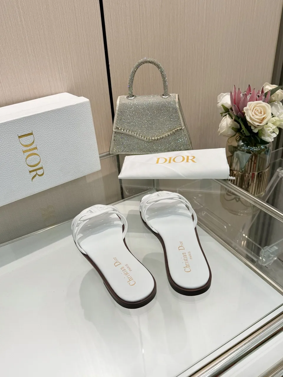 👟👟Ex-factory price 340👟👟 Dior new model, 9 colors available, cowhide fabric, code number 35-42, leather sole +40